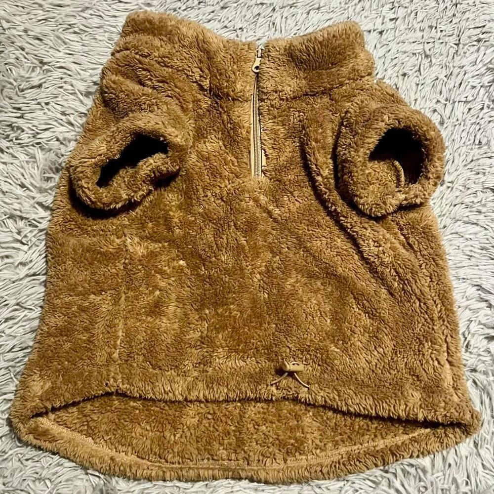 Cozy Sherpa Dog Mom Brown teddy bear Offleash by‎ Aerie Puppy dog jacket